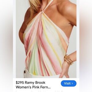 Ramy Brook halter top sz small sold for $295 at Saks. Excellent condition